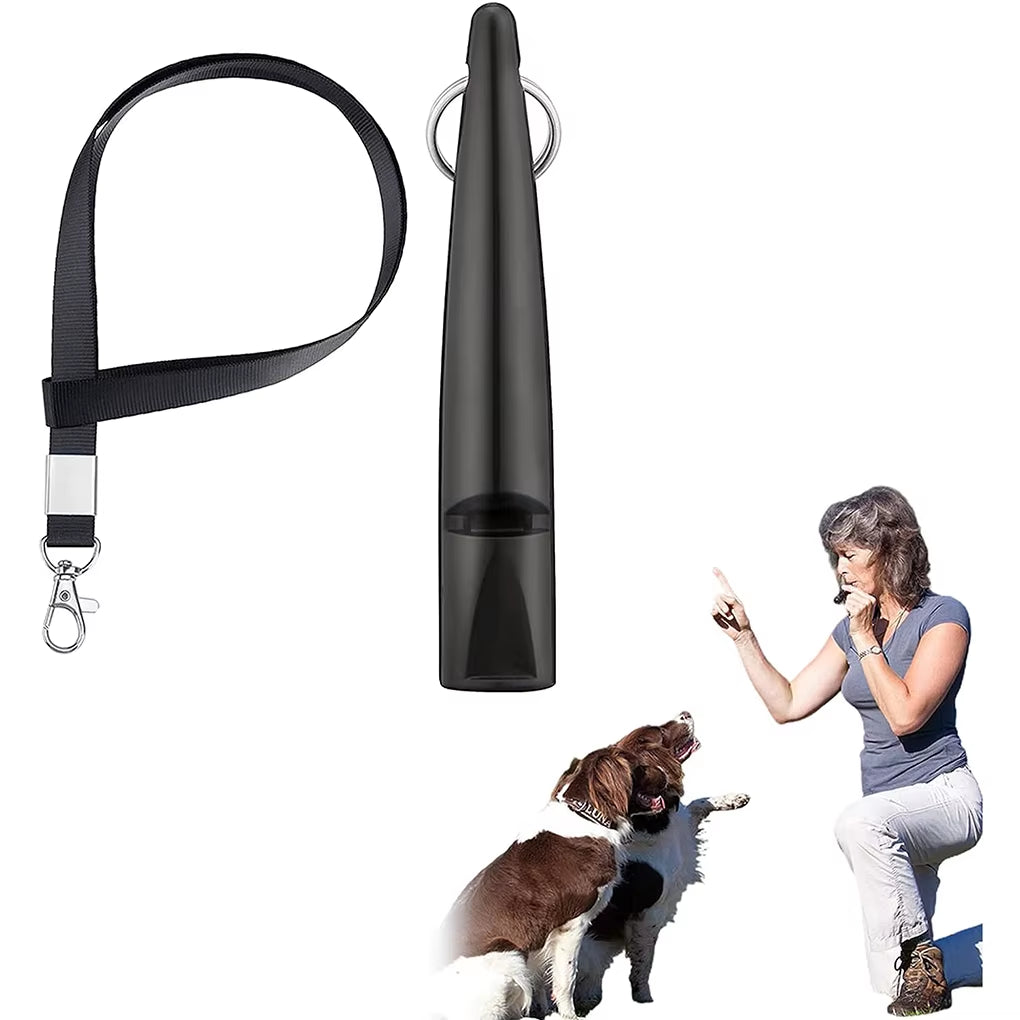 Dog Whistle with Lanyards, Ultrasonic Dog Whistles to Stop Barking, High Pitch Frequency Silent Whistles for Dog Training