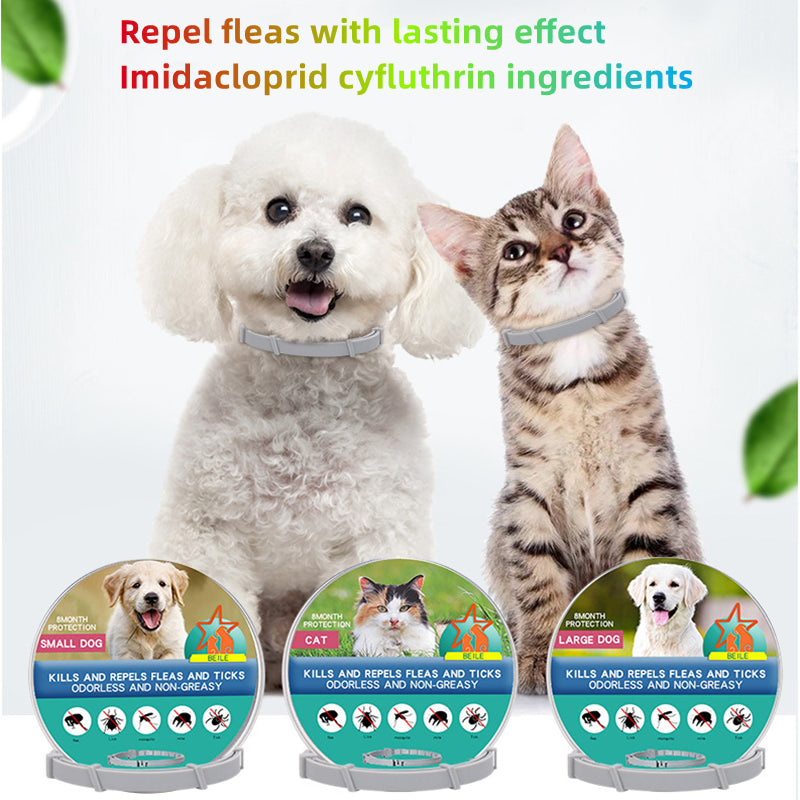 Cat Dog Collar Flea and Anti-Lice in Vitro Insect Repellent Ring
