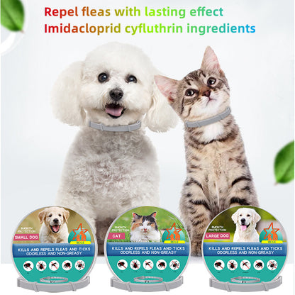 Cat Dog Collar Flea and Anti-Lice in Vitro Insect Repellent Ring